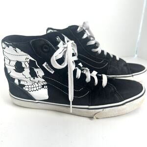 Size 6.5 Vans Sk8 Filmore High top Hi Skull Sneakers